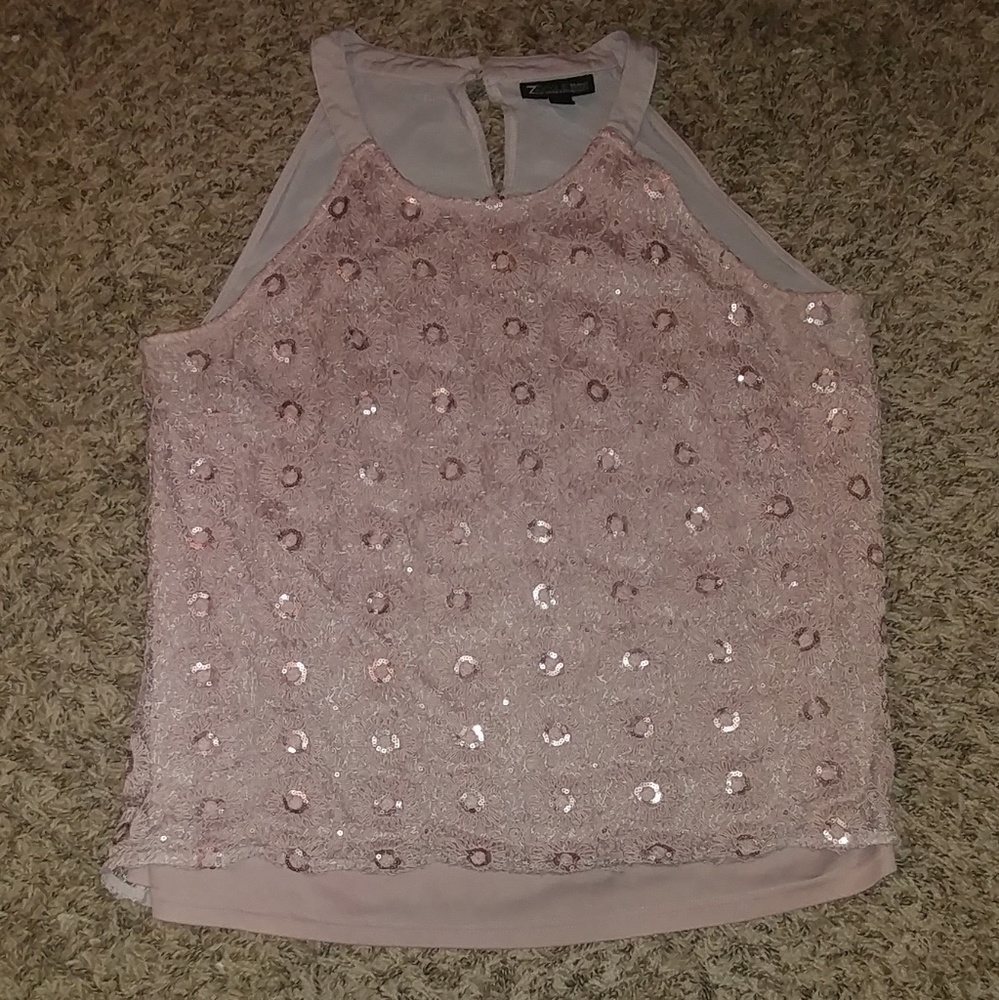 Blush Sparkle Top